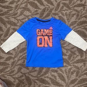 Adidas Long-Sleeve Shirt size 3T NWOT